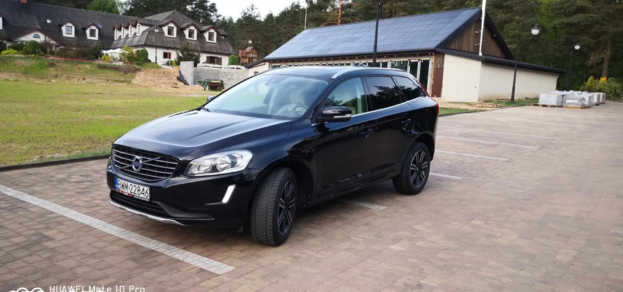 Volvo XC 60 cena 67650 przebieg: 216000, rok produkcji 2017 z Ciechanowiec małe 191